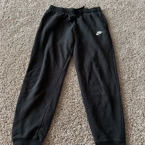 Nike Black Sweatpants Tapered Fleece Joggers